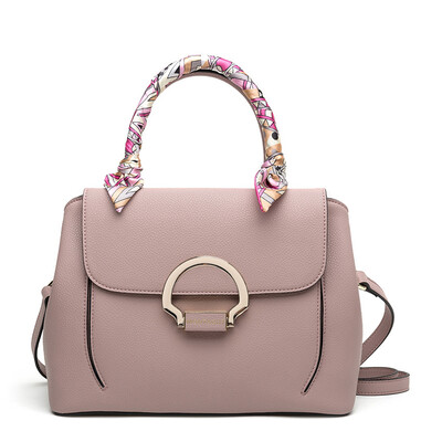 

Montagut MONTAGUT handbag female scarf strap Korean fan shell shell simple wild R8319759115 pink purple