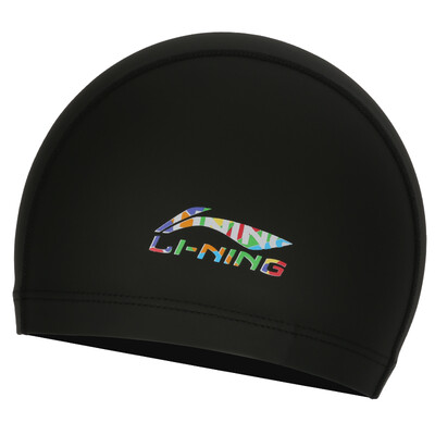 

Li Ning (Li-Ning) шапочка для плавания удобных шапочки для плавания мужчин и женщин ПУ покрытия черного цвета торговой марка +874