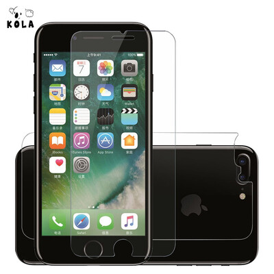 

KOLA iPhone7 Plus закаленная пленка Apple 7Plus пленка мобильного телефона HD стеклянная пленка 5,5 дюйма (передняя и задняя комплекты пленки)