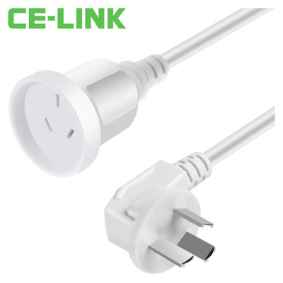 

CE-LINK 3 Prong 10A/16A Male to 10A Female Power Extension Cord with Full Copper Wire
