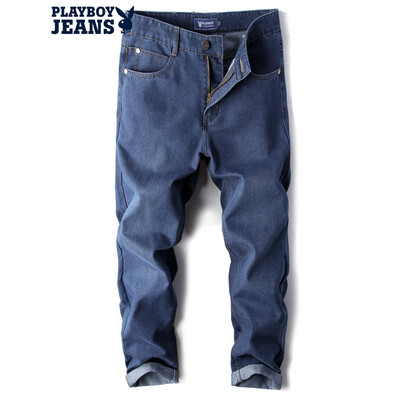 

Playboy PLAYBOYJEANS Джинсы мужские Slim Leisure Water Wash прямые брюки молодежные корейские мужские брюки PB5114217 17 темно-синий 29
