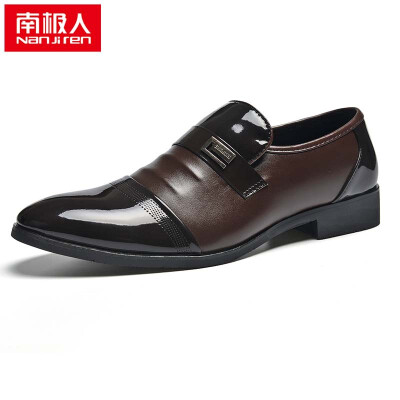 

Antarctic (Nanjiren) Dress Shoes Men Business Casual Leather 17108NJ812 Black 44