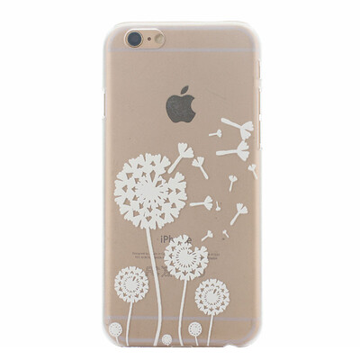 

White Dandelion Pattern Soft Thin TPU Rubber Silicone Gel Case Cover for IPHONE 6/6S