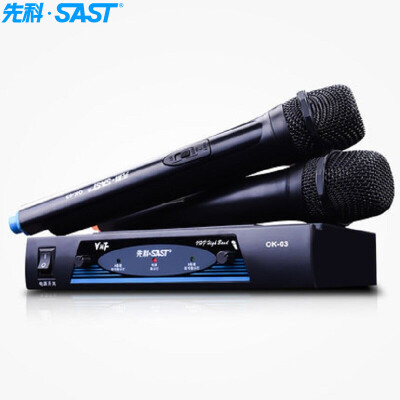 

SAST) OK-03 K song wireless microphone one drag two home conference karaoke wireless microphone