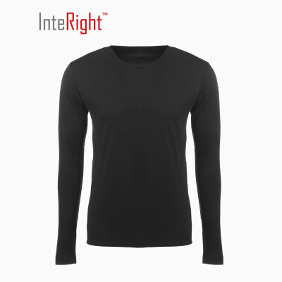 

Мягкая футболка с длинным рукавом для мужчин и женщин INTERIGHT50S Black M