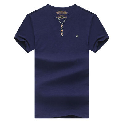 

SHENGUI Men Pure Color T-Shirt