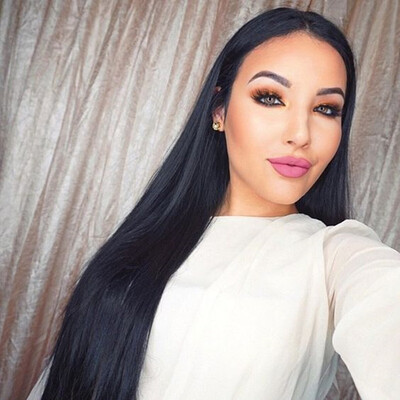 

Female Star Glueless Full Lace Human Hair Wigs Straight With Baby Hair 130 Density Brazilian Virgin Hair Wigs For Black Women