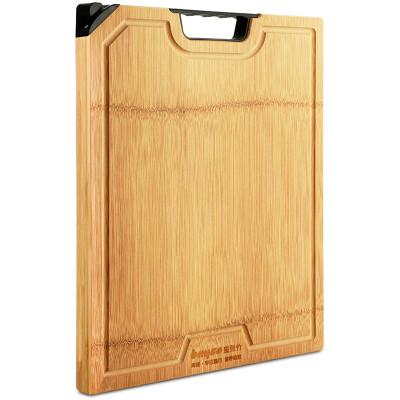 

Bage BAYCO entire bamboo chopping board whole bamboo pressed chopping board 38 * 28 * 2.2cm with sharpener BX4882