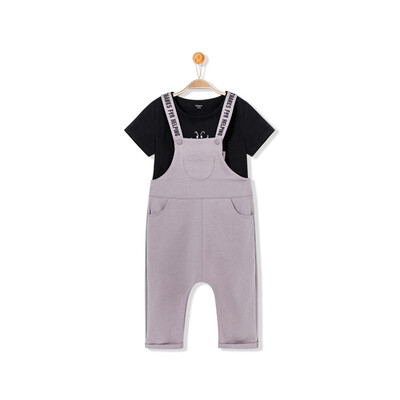 

Balabala BALABALA male boy set male boy short sleeves boy boy two piece set 28192171111 black 130
