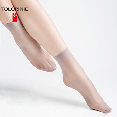 

【Jingdong Supermarket】 TOLORINIE stockings glass silk super-loose socks spring and summer silk stockings socks [10 double] K1298C0899 C08 color