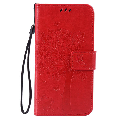 

Red Tree Design PU Leather Flip Cover Wallet Card Holder Case for SAMSUNG A510 A52016