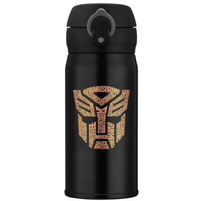 

THERMOS Minster [Transformers commemorative paragraph] cold insulation Cup 350ml high vacuum stainless steel ultra-light Transformers series Cup JNL-351transformers Optimus Prime