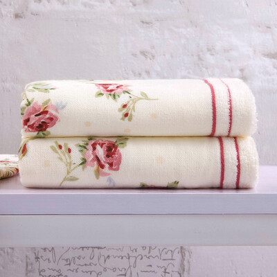 

Xin brand towel home textile flower cloth cloth cotton Shu Rou towel pink 76 34cm