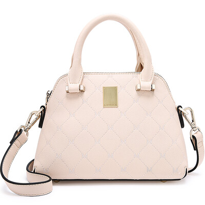 

Scarecrow MEXICAN trend of female package simple checkered shoulder bag female hand Messenger bag MNK70515L-08 rice white