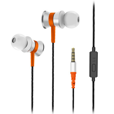 

Patriot aigo A690 Circle Iron Ear Earphone Three-Stage Wheat Line Control Dual System Intelligent Wire Control Apple Andrews Universal Black