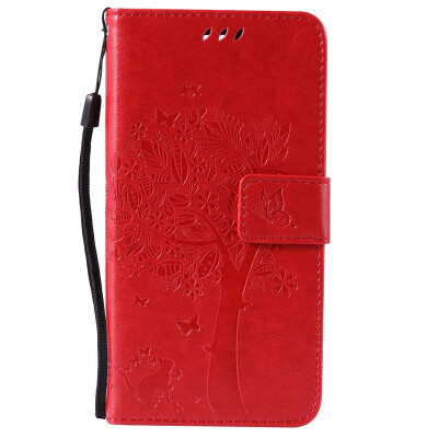 

Red Tree Design PU Leather Flip Cover Wallet Card Holder Case for LG K8