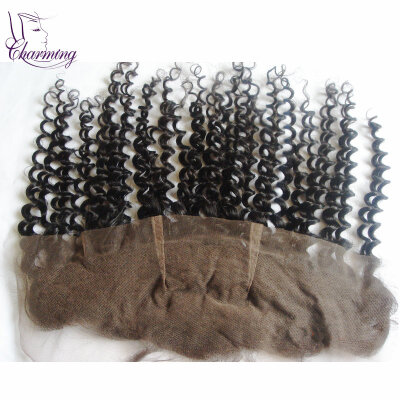 

Malaysian Kinky Curly Lace Frontal Full Lace Frontal Closure13x4 Human Hair Ear To Ear Lace Frontal With Baby Hair