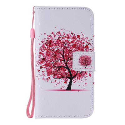 

Flower Design PU Leather Flip Cover Wallet Card Holder Case for SAMSUNG S7