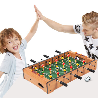 

Crown toys (HUANGGUAN) Medium density wooden football table wood board table football small 6-bar table football 315