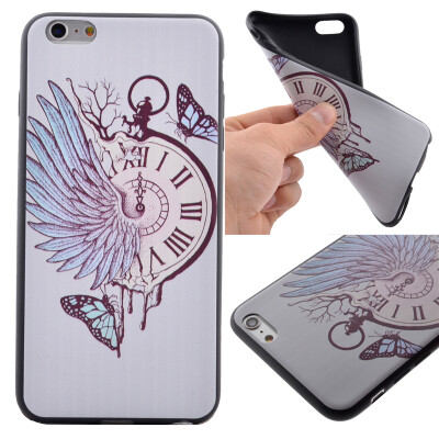 

Pocket watch Pattern Soft Thin TPU Rubber Silicone Gel Case Cover for IPHONE 6 Plus/6S Plus