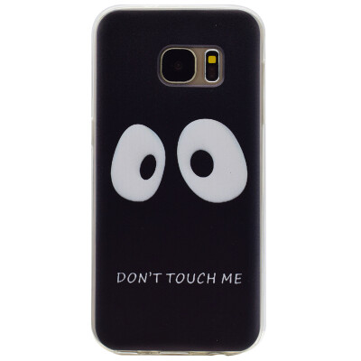 

Do not touch me Pattern Soft Thin TPU Rubber Silicone Gel Case Cover for Samsung GALAXY S7