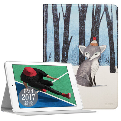 

Иллюстратор Apple новый IPad защитный чехол 2017 новый iPad7 защитный чехол мультфильм анти-падение кронштейн 9,7 дюймов кожи иллюстратор серии лес лиса