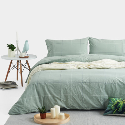 

DAPU washable cotton bed set/bed kit (duvet cover/bedsheet/pillow case)