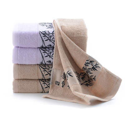 

Bamboo a bamboo fiber towel soft absorbent bamboo charcoal wash face towel ink bamboo satin file purple