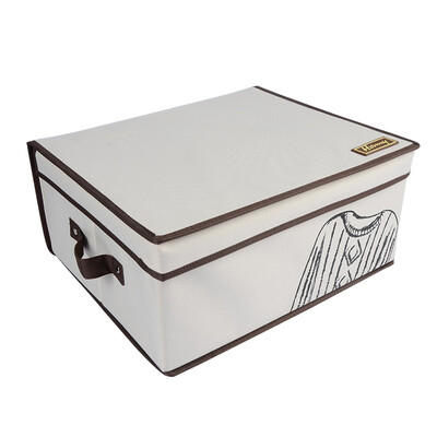 

Double art Oxford cloth storage box foldable clothes sundries storage box storage box small 2 Pack SY0273
