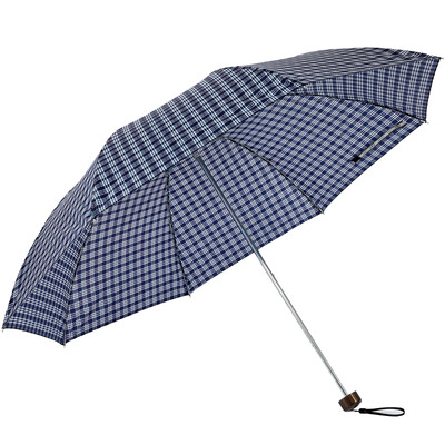 

Paradise umbrella high-density water-proof British business lattice all-steel 30 off umbrella 2332 Navy