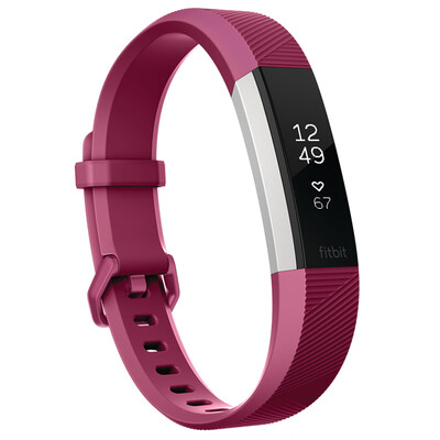 

Fitbit Alta HR Smart Fashion Heart Rate Bracelet Automatic Movement Recognition Heart Rate Real-time Monitoring Automatic Sleep Recording Caller ID VO2Max Measurement Begonia Purple