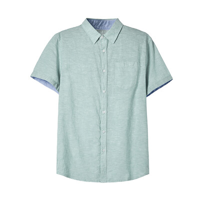 

Semir Semir мужская с длинными рукавами хлопок рубашка белая рубашка корейская сторона воротник случайные рубашки 13,216,041,207 зеленые тона M