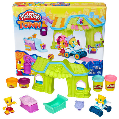 

Hasbro (Pegasus) More than hand-painted plasticine plasticine safe non-toxic city series childrens world set B9414