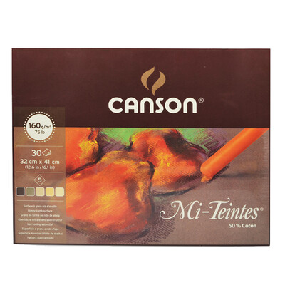 

Kang Song CANSON honey Dan powder painting of the color paper single-sided sealant brown 160g 320x410mm 30