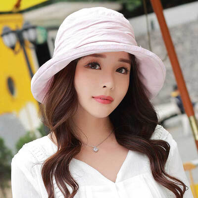 

Siggi SI89329 шляпа женская солнце шляпа летние дамы Корейская версия прически вышивка солнце солнце шляпа открытый женщина большой вдоль кулер розовый 57см