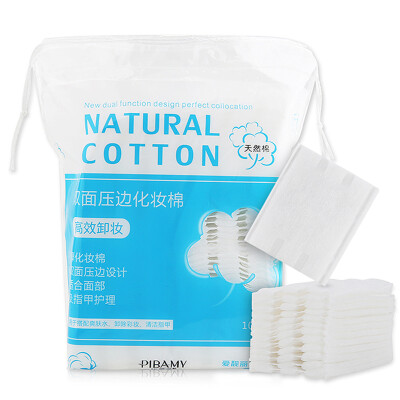 

Bibi BIBAMEI double-sided blistering cotton 100 pieces makeup remover armor water apply mask double-sided natural cotton