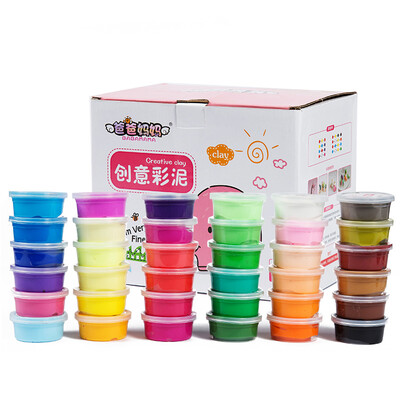 

Babamama light clay children&39s DIY handmade toy space Choi 36-color plasticine set with textbooks B3003