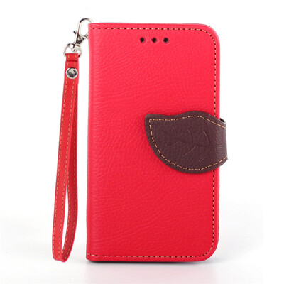 

Red Design PU Leather Flip Cover Wallet Card Holder Case for Samsung Galaxy S3 Mini/I8190N