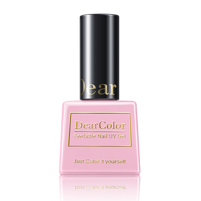 

DearColor black gold nail polish lanolin sweet heart powder DC019 (health and environmental protection can be peelable tear light treatment of light according to nail polish)