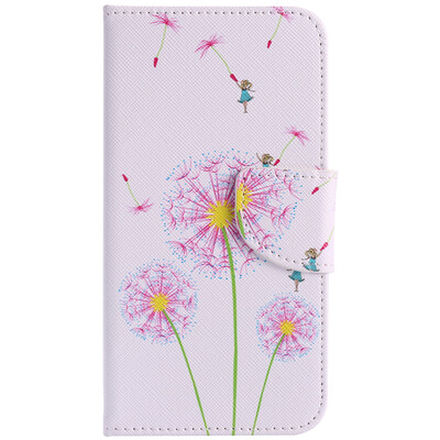 

Pink Dandelion Design Кожа PU откидной крышки Кошелек для карты Держатель для Google Pixel