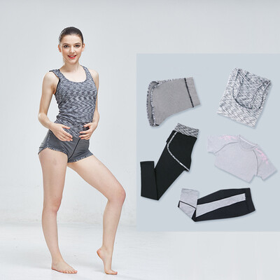 

Nuojiao Yoga Women's Tights Tights Tying Dress 2017 Spring & Summer New N-1706 XL Two-piece Set
