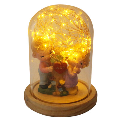 

[Jingdong supermarket] gold fire love small apple gold foil couple creative ornaments Valentine's Day gift wedding gift