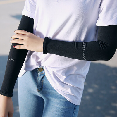 

DUSENNA straight black men&39s sunscreen gloves ice sleeves female summer ice silk arm sleeves