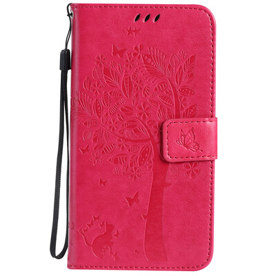 

Rose Tree Design Кожа PU откидной крышки Кошелек Карты Держатель чехол для SAMSUNG J710