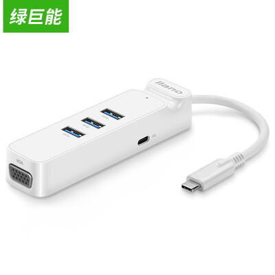 

Зеленый Juneng (Llano) Type-C конвертер VGA к USB HUB хаб сплиттер подходит Macbook 12 / New про Apple, ноутбук с зарядным устройством