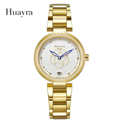 

Brand Luxury Huayra Fashion Creative Flower Second Hands Waterproof Steel Automatic Ladies watch HY1102