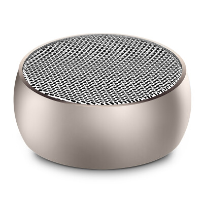 

10 degrees (ShiDu) SD-T2 Bluetooth speaker Zinc alloy wireless hands-free phone Bluetooth audio small speakers Subwoofer portable card Mini small sound Small steel gun color