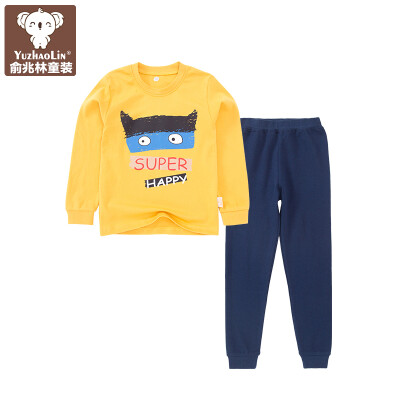 

Yu Zhaolin children's underwear set boys combed cotton home service 2 sets YH56T052017 graffiti little monster in the yellow 150