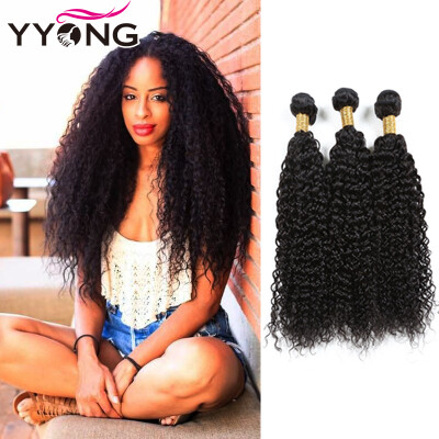 

Peruvian Kinky Curly Virgin Hair Bundles YYONG Hair Products Peruvian Curly Hair 3 Bundles Natural Black Human Hair Extensions