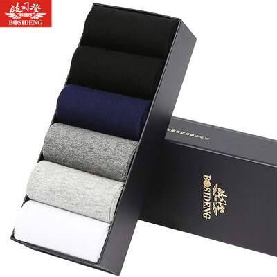 

BOSIDENG Socks Male BJZ78039 Business Men Socks Breathable Sports Casual Mix 6